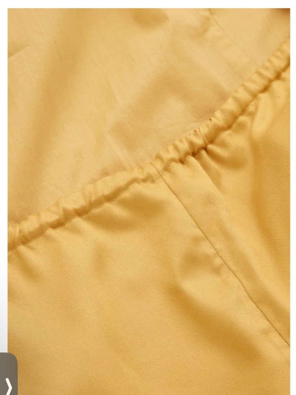 COS Sleeveless Mustard Wide-Leg Drawstring Jumpsuit with open back - Picture 5 of 6